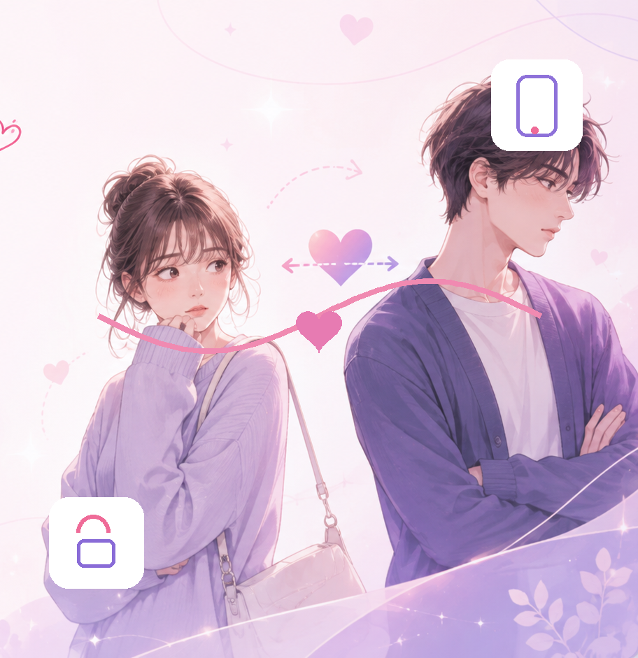 束縛度診断のイラスト