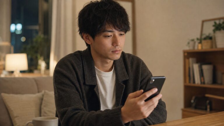 キスだけで終わる関係の意味を考え込む女性の写真